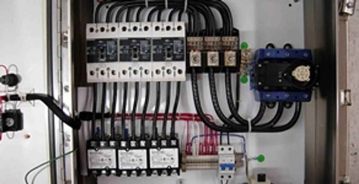Electrical panel installation with organized circuit breakers and wiring in Raleigh, NC