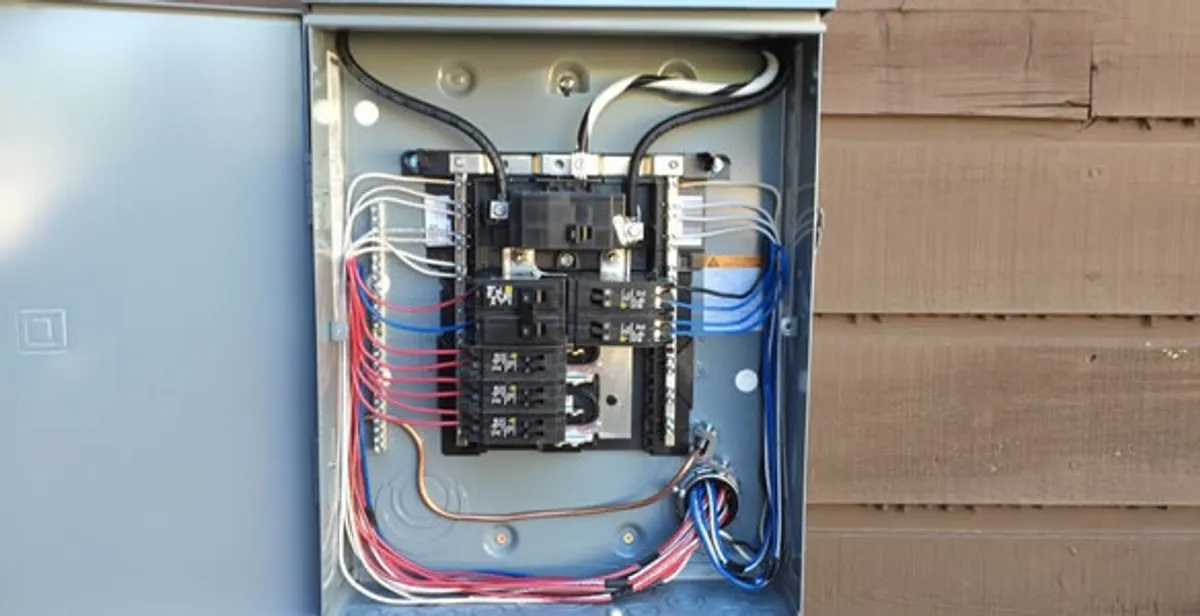electrical panel upgrade service featuring newly installed electrical panel wired by licensed electricians in Raleigh, NC