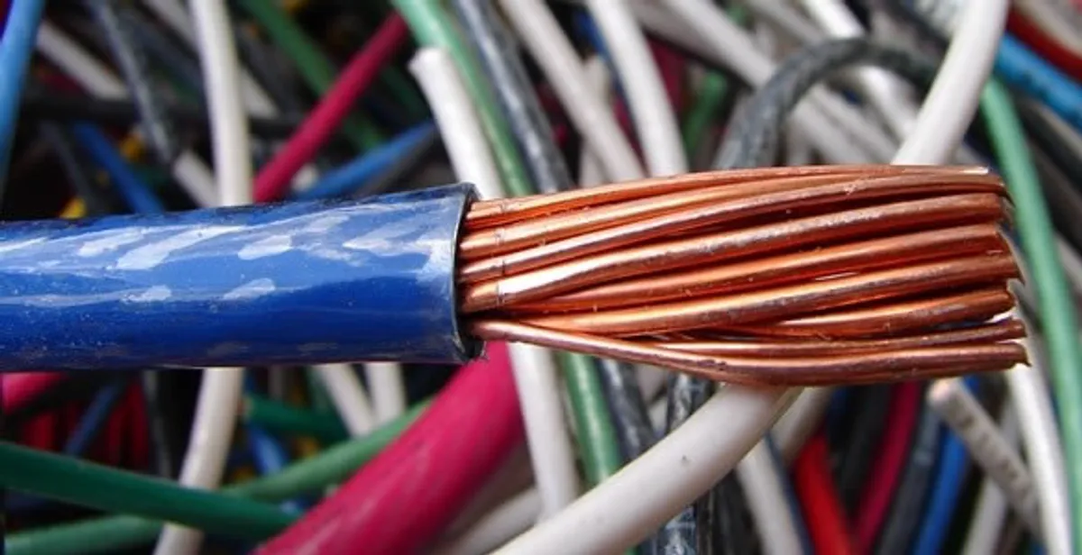 electrical wiring services showing exposed copper conductors and cable preparation in Raleigh, NC
