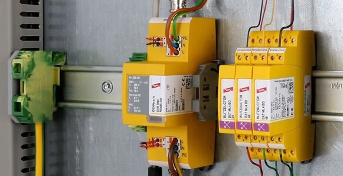 lightning surge protection system with surge suppressors installed by electrical service professionals in Raleigh, NC